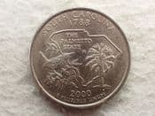 USA, State Quarter 2000 P (South Carolina), VF, CS13127