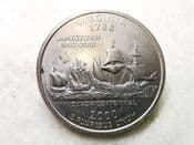 USA, State Quarter 2000 P (Virginia), VF, CS8916