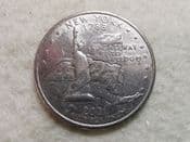 USA, State Quarter 2001 D (New York), VF, CS10788
