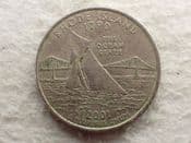USA, State Quarter 2001 D (Rhode Island), VF, CS13056