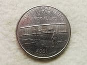 USA, State Quarter 2001 P (North Carolina), Stained VF, CS10641