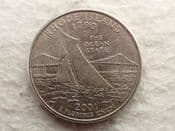 USA, State Quarter 2001 P (Rhode Island), VF, CS12955