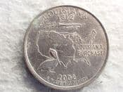 USA, State Quarter 2002 D (Louisiana), VF, CS13349