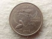 USA, State Quarter 2002 D (Louisiana), VF, CS13767