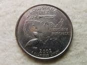 USA, State Quarter 2002 P (Louisiana), VF, CS10520