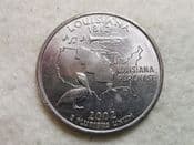 USA, State Quarter 2002 P (Louisianana), VF, CS10728