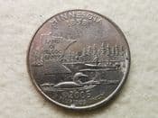 USA, State Quarter 2005 P (Minnesota), VF, CS10532