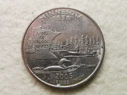 USA, State Quarter 2005 P (Minnesota), VF, CS10532