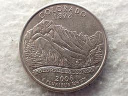 USA, State Quarter 2006 P (Colorado), VF, CS13800