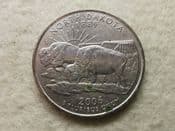 USA, State Quarter 2006 P (North Dakota), VF, CS10557
