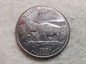 USA, State Quarter 2006 P (North Dakota), VF, CS10790