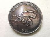 USA, Trans World Airlines, 1969 Manned Flight Medal, VF, CS10158