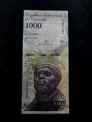 Venezuela, 1000 Bolivares 2017, UNC, BKN1554