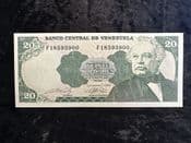 Venezuela, 20 Bolivares 1989, EF, BKN2166