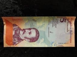 Venezuela, 5 Bolivares 2018, AEF, BN324