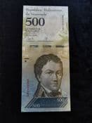 Venezuela, 500 Bolivares 2017, UNC, BKN1553