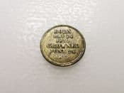 Victoria, Brass Miniature Token, Born 1819, Crowned 1838, VF, CS4716