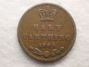 Victoria, Half-Farthing 1844, Fair, CS12191