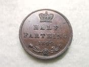 Victoria, Half-Farthing 1844, GVF, CS9983