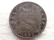 Victoria, Halfpenny 1862, Fair, CS12971