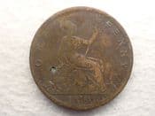 Victoria, One Penny 1882 H, Poor, CS12584
