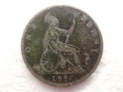 Victoria, One Penny 1890, Fair, CS12477