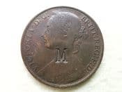 Victoria, One Penny 1894 (Counterstamped M), Fair, CS10609