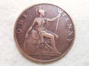 Victoria, One Penny 1899, Fair, CS10923