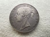 Victoria, Silver (.925), Crown 1845 (Cinquefoil Stop), F, CS11208