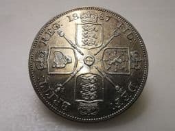 Victoria, Silver (.925), Double Florin 1887 (Arabic 1), AEF, CS5231