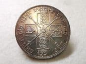 Victoria, Silver (.925), Double Florin 1887 (Roman I), AEF, CS8520