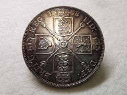 Victoria, Silver (.925), Double Florin 1888, VF, CS8518