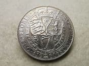 Victoria, Silver (.925), Florin 1900, Cleaned AEF, CS8702