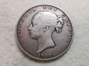 Victoria, Silver (.925), Halfcrown 1842 (Scarce Year), AF, CS10917
