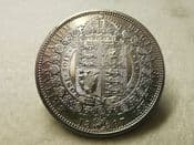 Victoria, Silver (.925), Halfcrown 1887, Cleaned AEF, CS8823