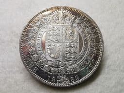 Victoria, Silver (.925), Halfcrown 1889, EF, CS8253