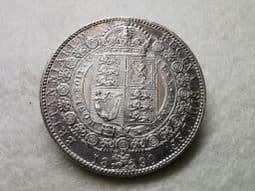 Victoria, Silver (.925), Halfcrown 1890, AUNC, CS8246