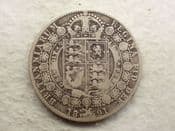 Victoria, Silver (.925), Halfcrown 1891, Fair, CS13841