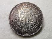 Victoria, Silver (.925), Halfcrown 1895, Cleaned AEF, CS8255