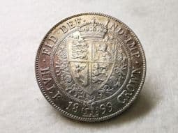 Victoria, Silver (.925), Halfcrown 1899, GVF, CS8211