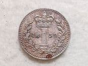 Victoria, Silver (.925), Maundy Penny 1839, EF, CS10962