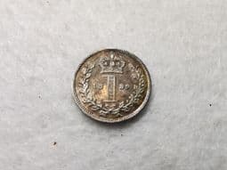 Victoria, Silver (.925), Maundy Penny 1889, AUNC, CS6887