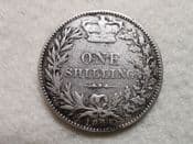 Victoria, Silver (.925), One Shilling 1884, Fair, CS10822