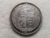 Victoria, Silver (.925), One Shilling 1887, EF, CS11944
