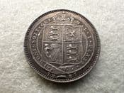 Victoria, Silver (.925), One Shilling 1887, VF, CS11568