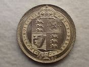 Victoria, Silver (.925), One Shilling 1889 (Large Bust), EF, CS12219