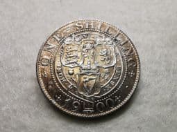 Victoria, Silver (.925), One Shilling 1900, Toned EF, CS8120