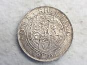 Victoria, Silver (.925), One Shilling 1901, Cleaned EF, CS13453
