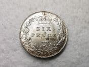 Victoria, Silver (.925), Sixpence 1901, EF, CS6823