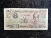 Vietnam, 2000 Dong 1988 (89), VF, BKN2175
